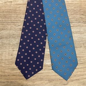 Vintage Envoy Silk Men’s Ties - Bundle of 2